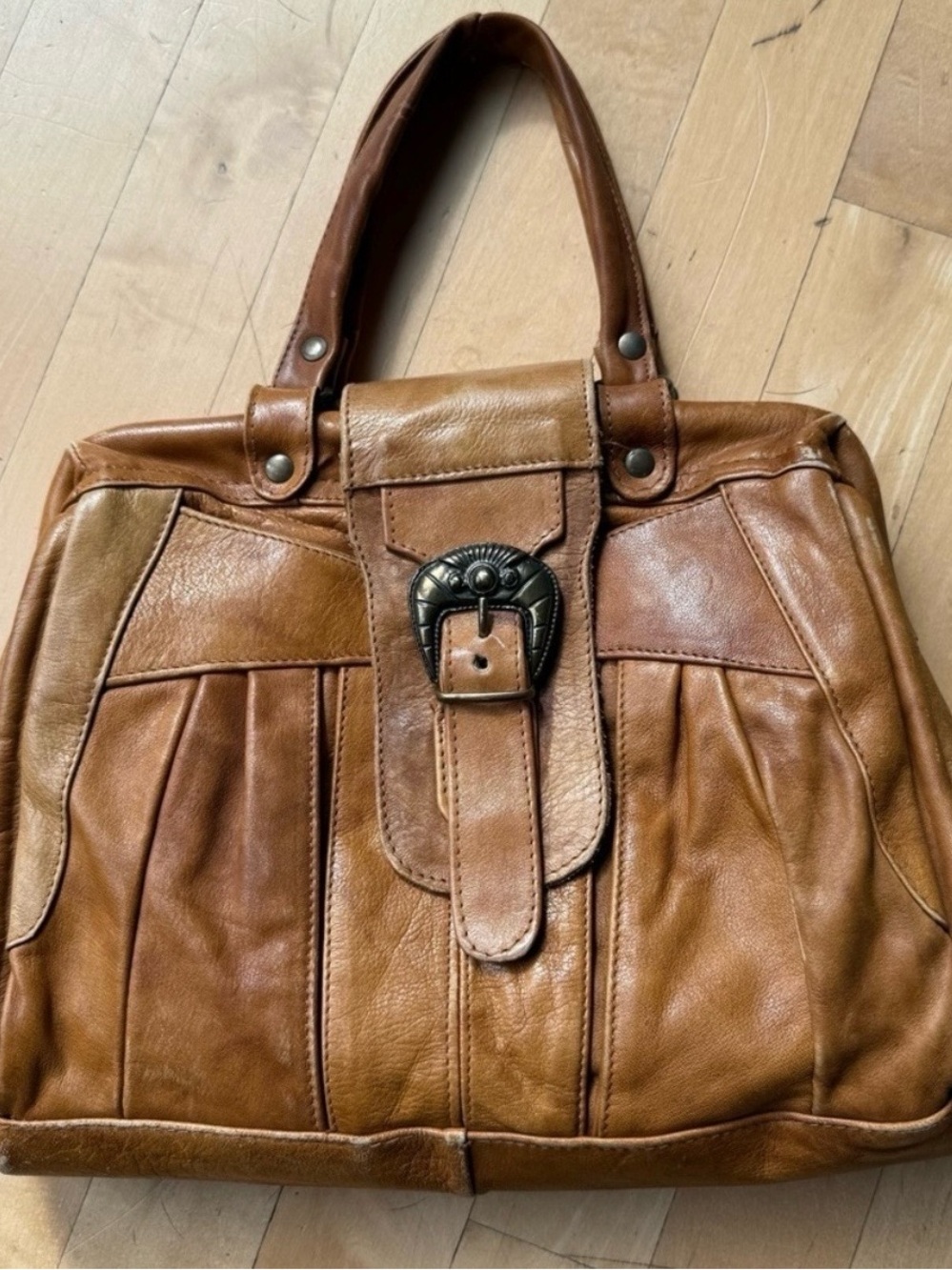Brown Leather Italian Bag